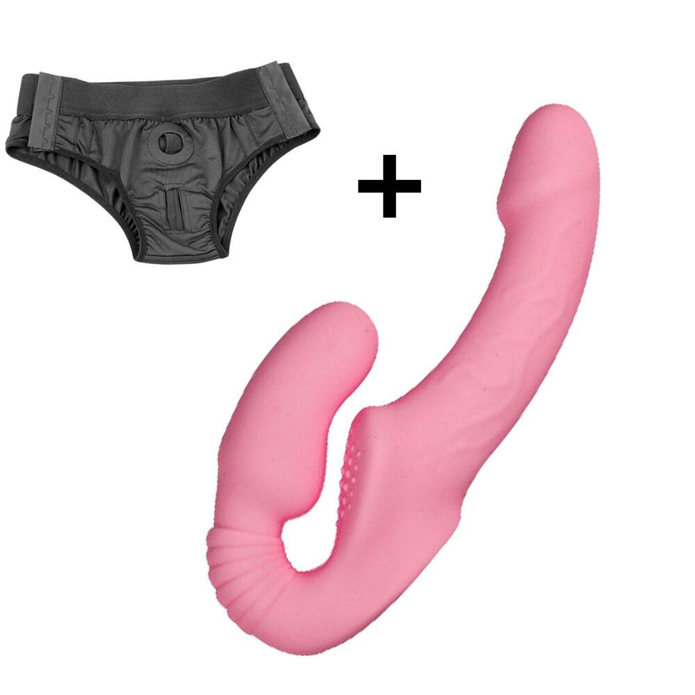 Wearable Dildo Double Head Vibrator For Lesbian Women