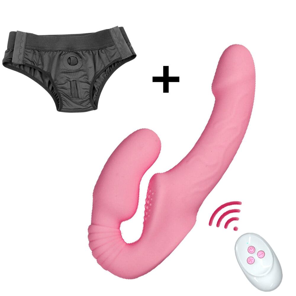 Wearable Dildo Double Head Vibrator For Lesbian Women