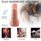 3D Realistic Virgin Vibrating Powered Pocket Pussy Male Masturbator - Adult Toys 