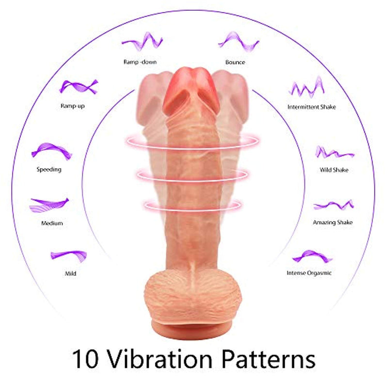 360° Whirling Vibration Dildo - Adult Toys 