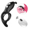 Penis Ring Rabbit Vibrator With Rabbit Ears Hand Held Massager - Adult Toys 