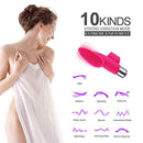 Bullet Vibrator with 3 Silicone Finger Sleeves - Adult Toys 