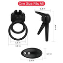 Double Single Loops Cock Ring Wireless Vibrator For Women Sex Toy - Adult Toys 