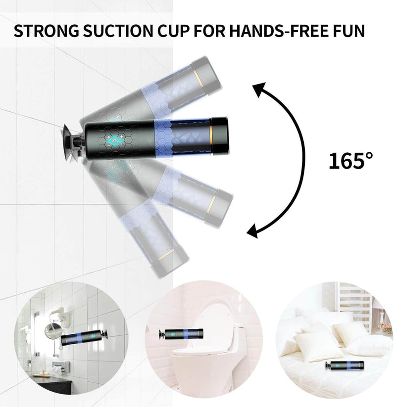 Spinning Male Masturbator 10 Thrusting Stroker Sex Toy