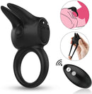 Double Single Loops Cock Ring Wireless Vibrator For Women Sex Toy - Adult Toys 