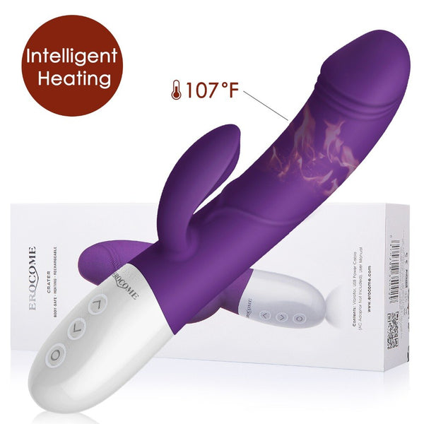 Erocome CRATER Intelligent Heating 8x8 Modes Dual-point Vibrator