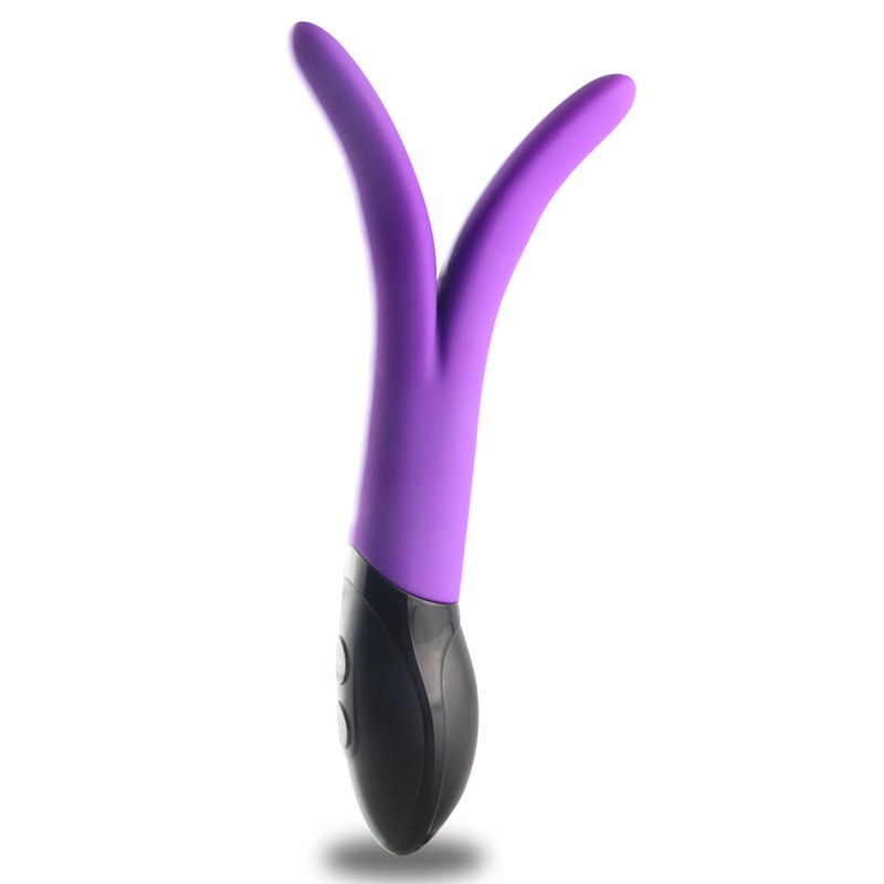 Double Stem 9 Modes Y-shaped Double Motors Vibrator