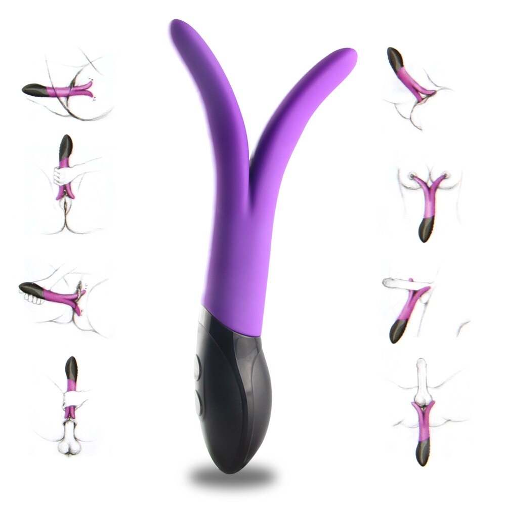 y shaped sex toy Y Shaped Vibrator