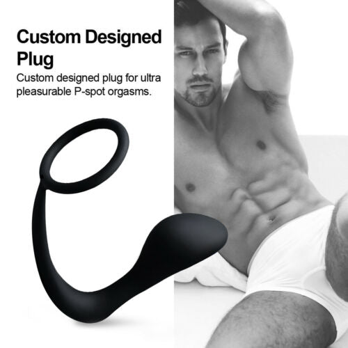 Silicone Anus Expander G-spot Massaging Butt Plug For Gay - Adult Toys 
