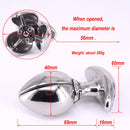 Adjustable Stainless Steel Locking Anal Anchor Plug