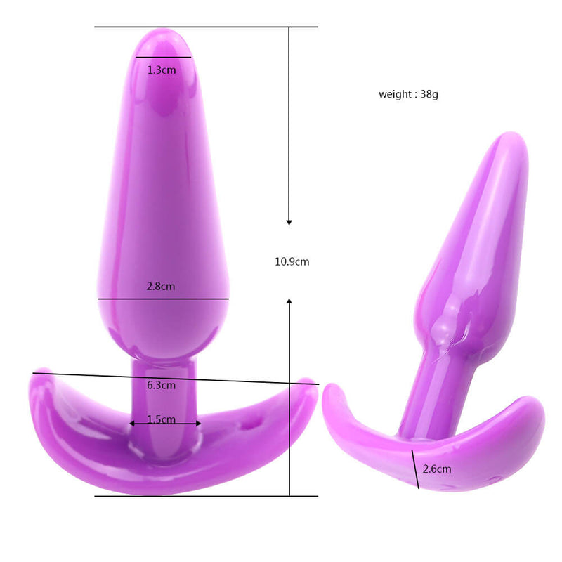 4PCS Silicone Anal Beads G Spot Butt Plug Masturbation Sex Toys