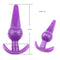 4PCS Silicone Anal Beads G Spot Butt Plug Masturbation Sex Toys