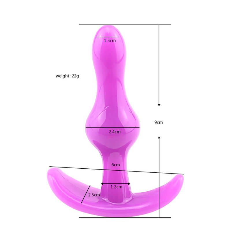 4PCS Silicone Anal Beads G Spot Butt Plug Masturbation Sex Toys