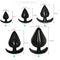 Unisex Silicone Butt Plug Anal Trainer For SM Play