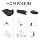 Wearable Wireless Anal Plug Beads Rotation Vibrator Prostate Massager - Adult Toys 