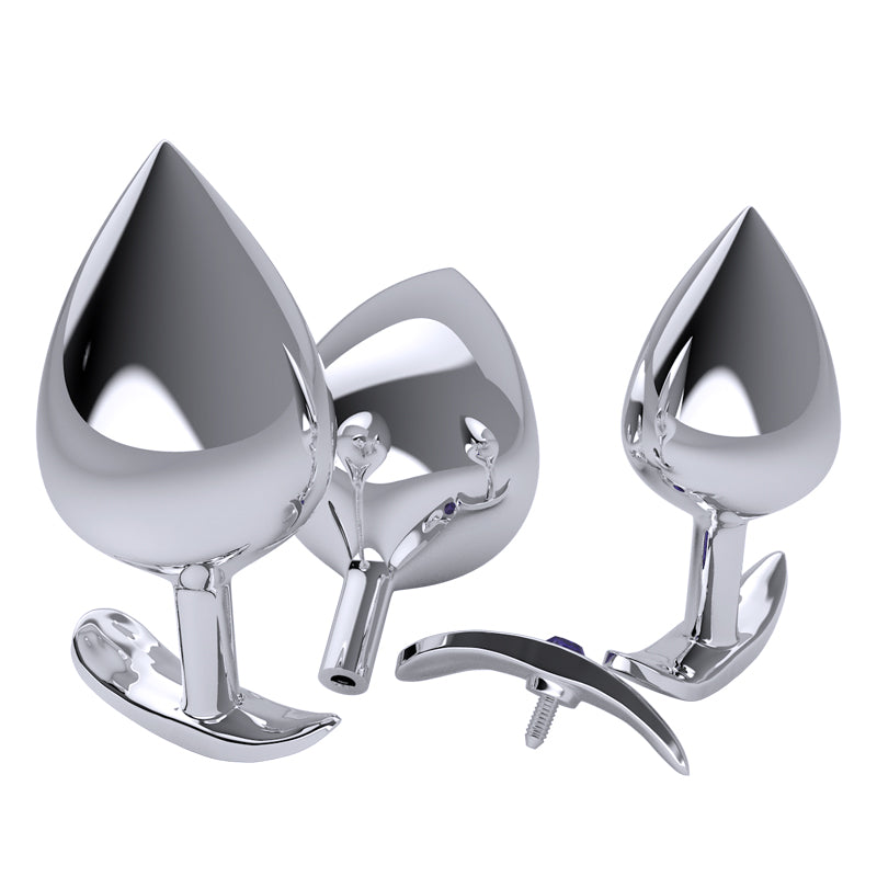 Stainless Steel Anal Prostate Masssager Butt Plug - Adult Toys 
