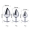 Stainless Steel Anal Prostate Masssager Butt Plug - Adult Toys 