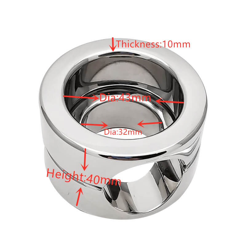 Stainless Steel Scrotum Penis Stretcher Male Sex Toy