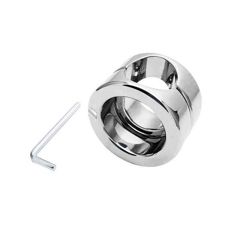 Stainless Steel Scrotum Penis Stretcher Male Sex Toy