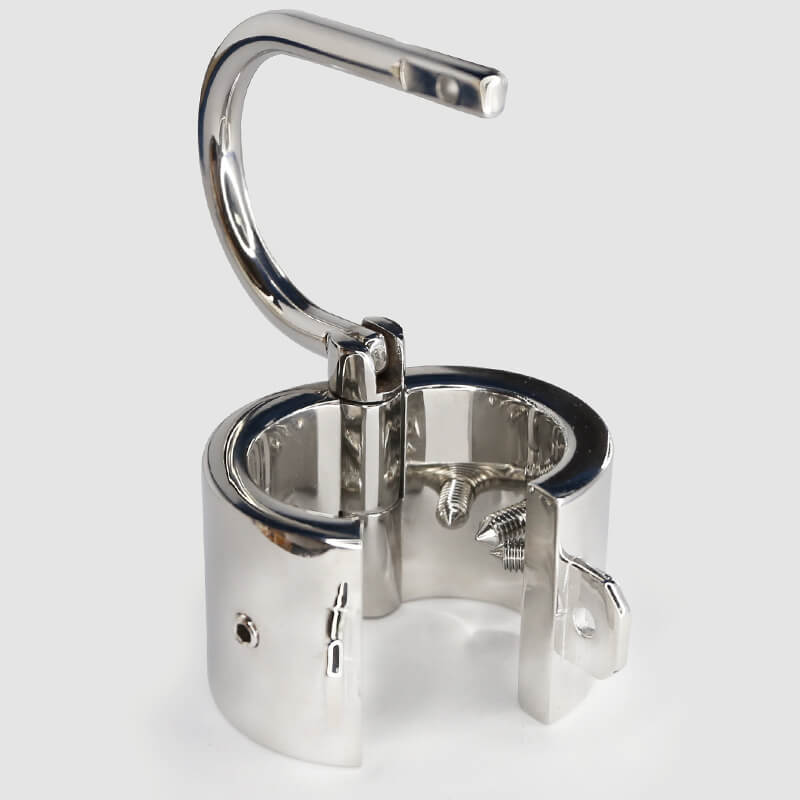 Stainless Steel Spiked Ball Stretcher Chastity Device Scrotum Pendant CBT Sex Toy