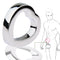 Stainless Steel Heart Design Weight Pendant Scrotum Ball Stretcher