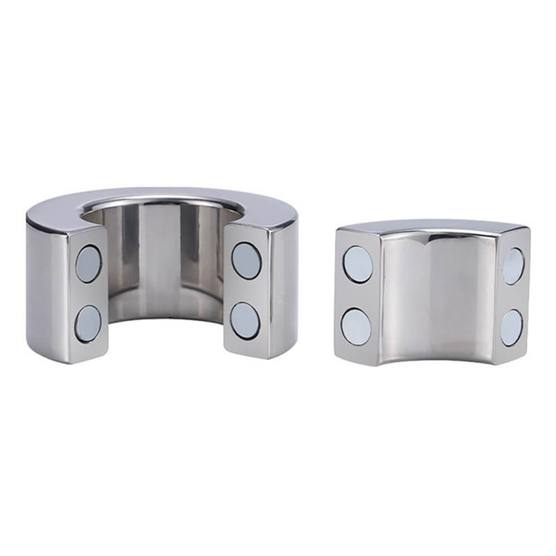 STAINLESS STEEL MAGNETIC BALL WEIGHT TESTICLE STRETCHER RING