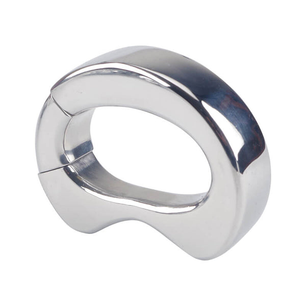 Stainless Steel Lock Cock Ring Weight male metal Ball Stretcher