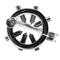 Stainless Steel Spiked Ball Stretcher Chastity Device Scrotum Pendant CBT Sex Toy