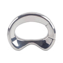 Stainless Steel Lock Cock Ring Weight male metal Ball Stretcher
