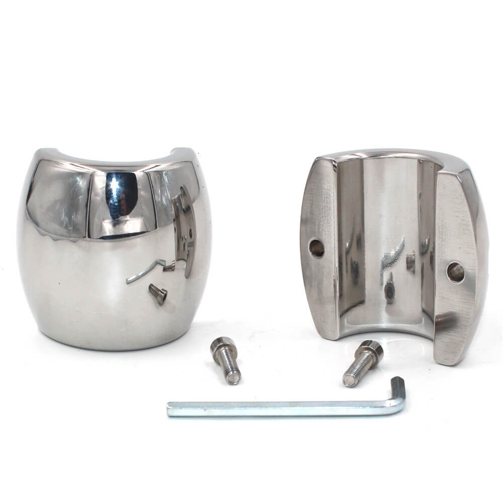 3 Size Stainless Steel Scrotum Penis Restraint Pendant Ball Stretcher