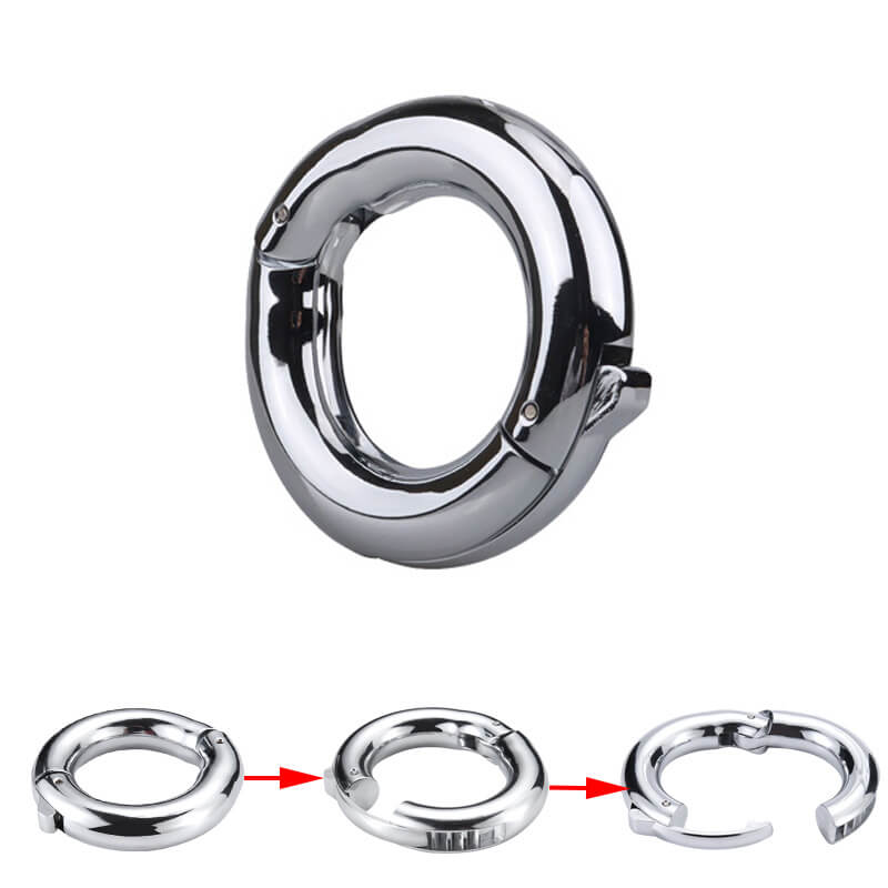 Adjustable Stainless Steel Ball Stretcher Scrotum Cock Ring
