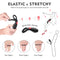 3in1 Double Loops Multiple Vibrating Cock Ring Handheld Massager - Adult Toys 