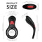 3in1 Double Loops Multiple Vibrating Cock Ring Handheld Massager - Adult Toys 