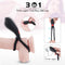 3in1 Double Loops Multiple Vibrating Cock Ring Handheld Massager - Adult Toys 