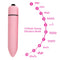 Mini Multiple Frequencies Vibration Bullet Vibrator AV Stick - Adult Toys 