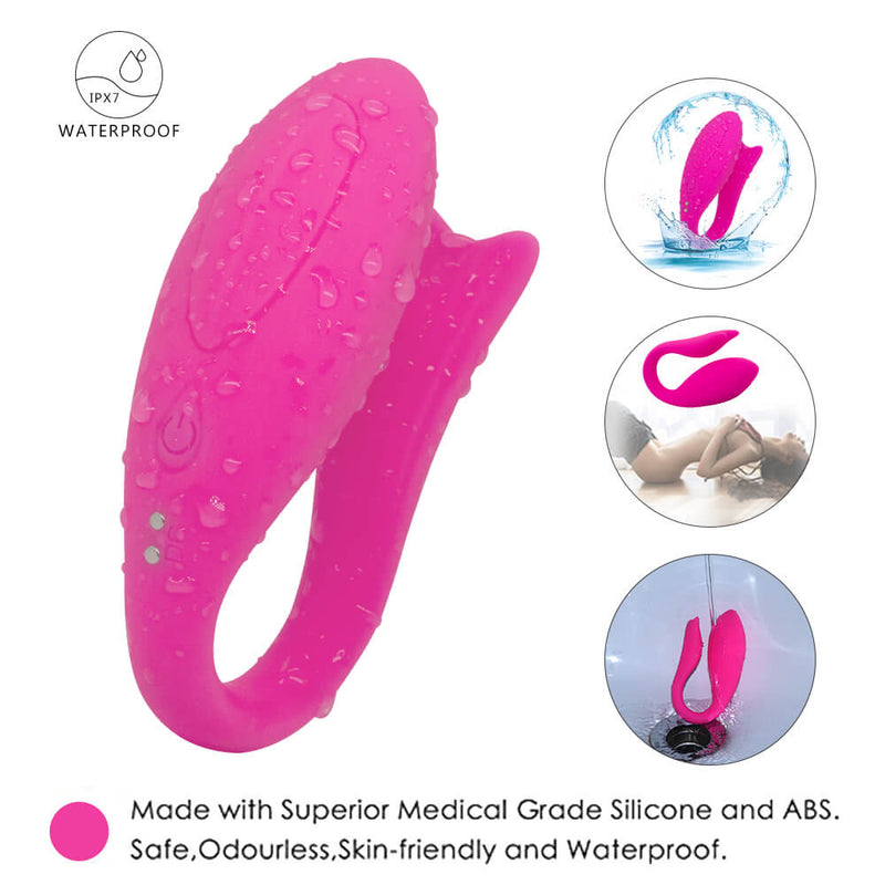 Remote Control Vibrator Wearable Mermaid Shape Sex Toy - Adult Toys 