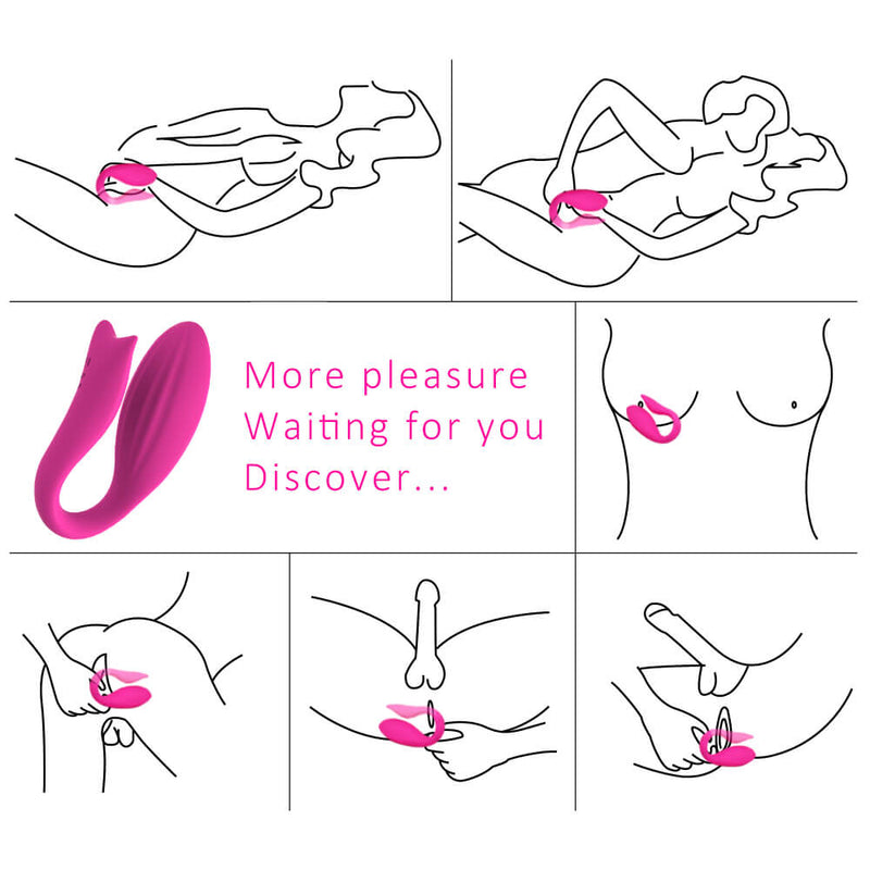 Remote Control Vibrator Wearable Mermaid Shape Sex Toy - Adult Toys 