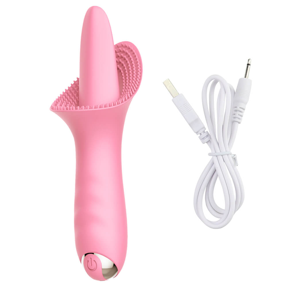 Oral Clitoral Licking Vibrator Tickler Sex Toy For Female Oral Clitoral Licking Vibrator Tickler Sex Toy For Female