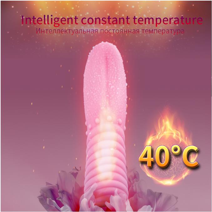 TSN Near-invisible Tongue Licking Clitoris Sex Toy Vibrator For Women - Adult Toys 