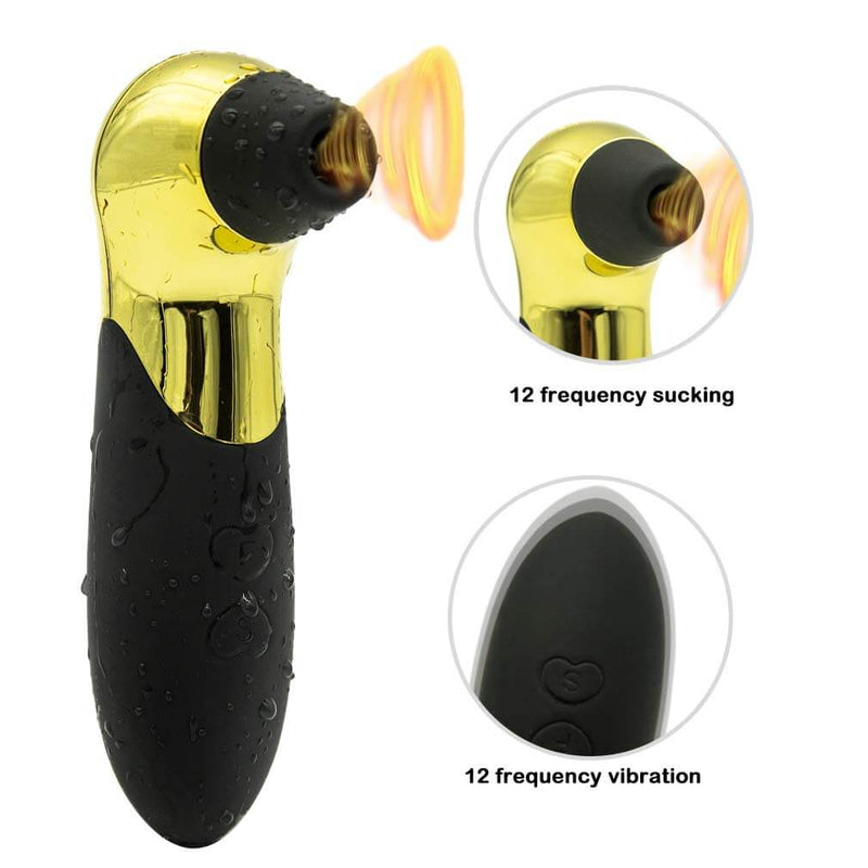 Suction Vibrator Pussy Sucking Nipples Stimulator - Adult Toys 