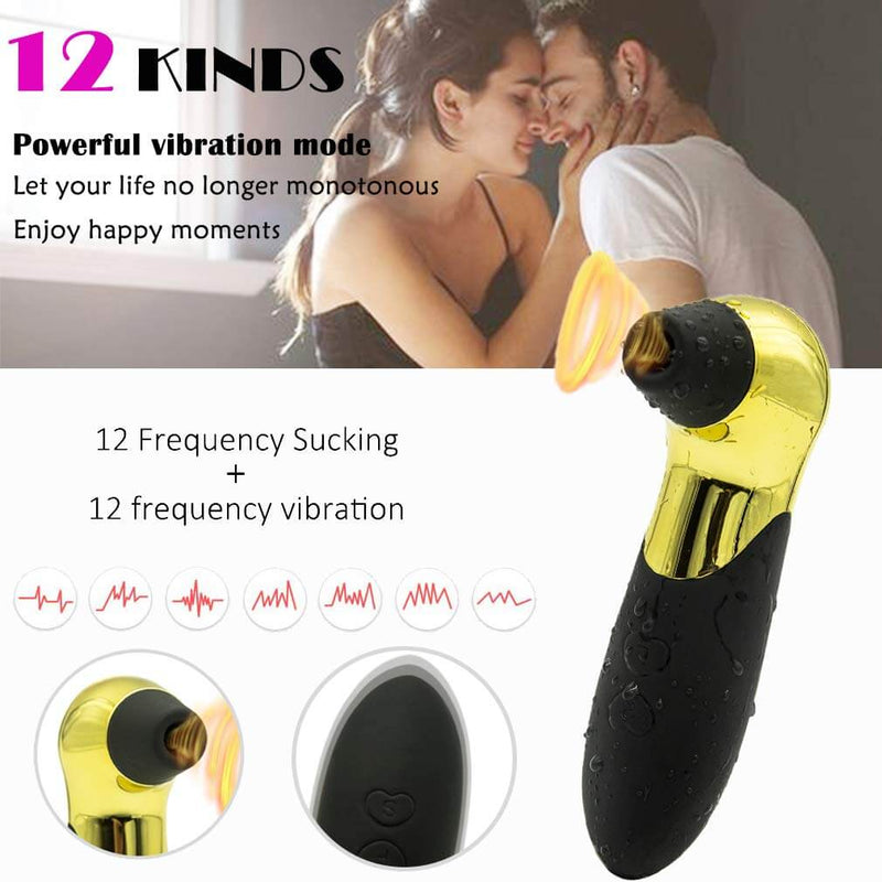 Suction Vibrator Pussy Sucking Nipples Stimulator - Adult Toys 