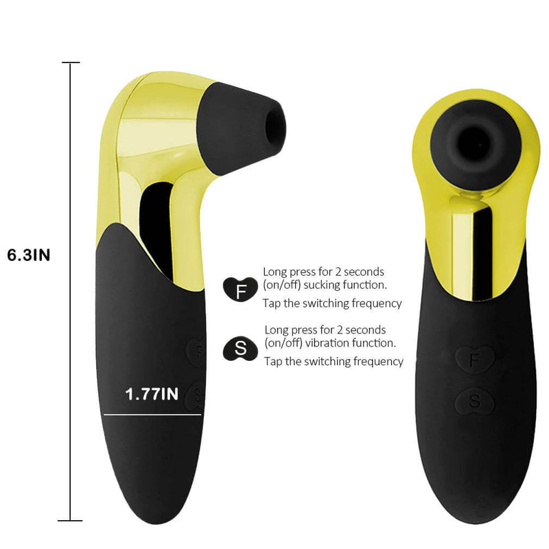 Suction Vibrator Pussy Sucking Nipples Stimulator - Adult Toys 