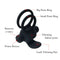 Remote Control Multi-speed Dual Vibrating Cock Ring Vibrator For Men - Adult Toys 