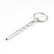 Stainless Steel Cum Through Penis Urethral Plug With A Glans Ring