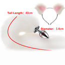 Soft Cat Ears Fox Tail Anal Plug With Cute Cosplay Accessories