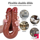 15.55in Women Sex Masturbation Double Ended Dildo Adult Toy