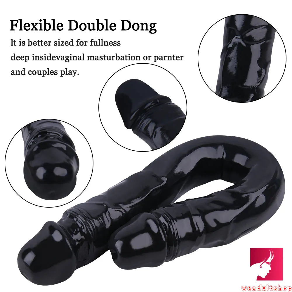 15.55in Women Sex Masturbation Double Ended Dildo Adult Toy