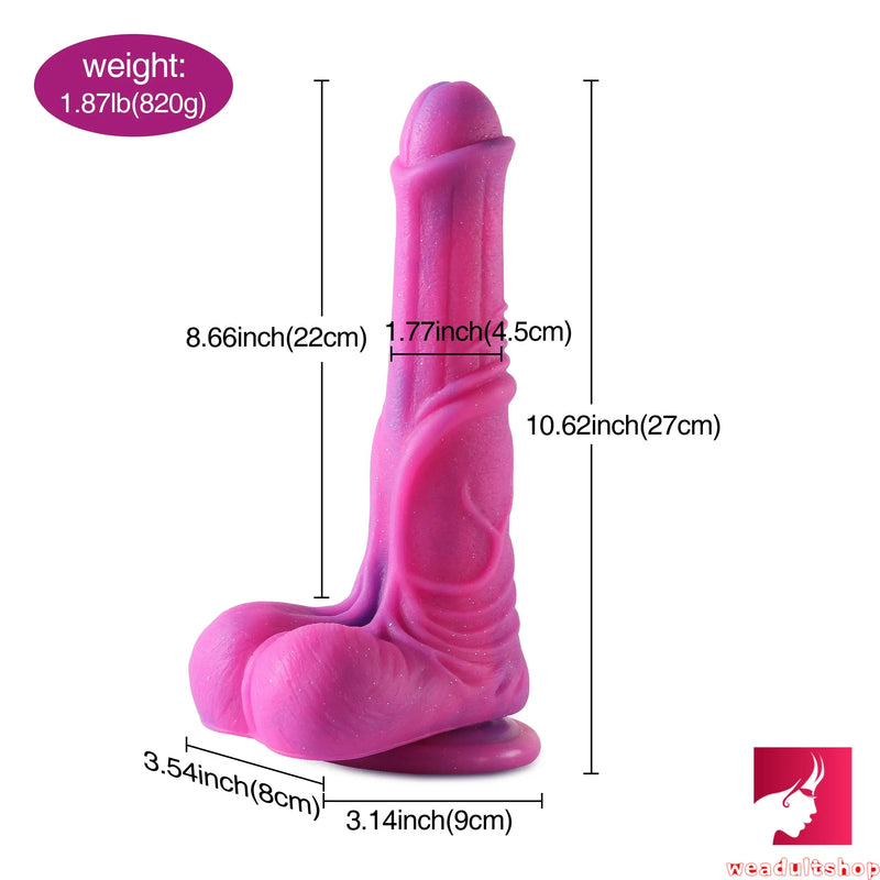 10.62in Soft Female Masturbation Dildo For G-spot Vagina Stimulation