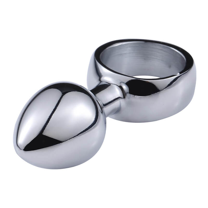 Stainless Steel Pull Ring Anal Plug For Anal Play