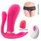 Silicone Heating G-spot Clitoris Stimulator Remote Control Vibrator - Adult Toys 